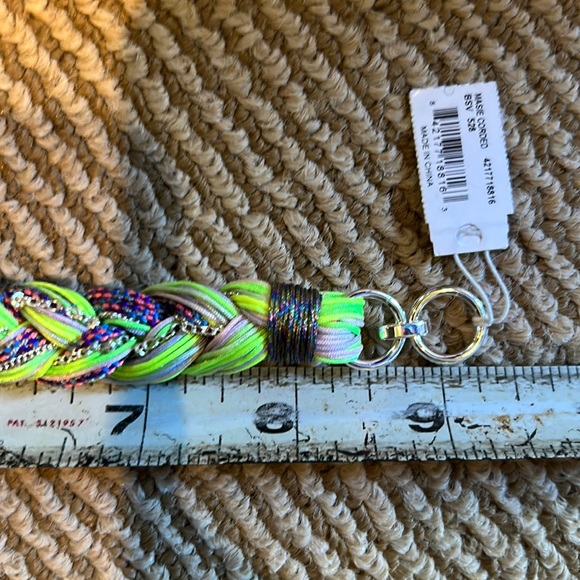 NWT KENDRA SCOTT masie corded bracket in lilac neon mix - Picture 11 of 11
